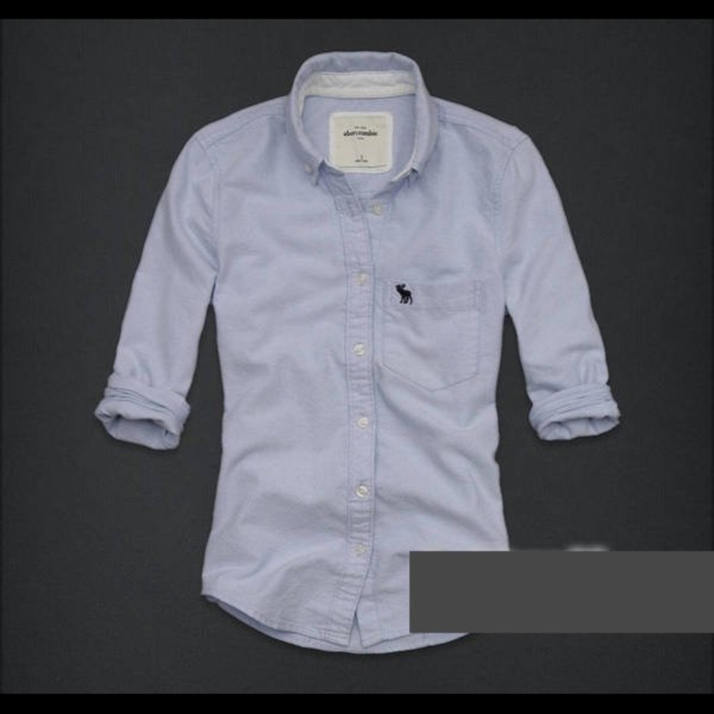 NWT Abercrombie kids a&f kids classic Oxford shirt
